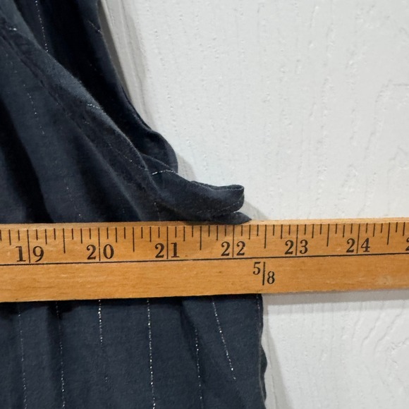 Jigsaw Women's Sleeveless Black Dress Size 12, Striped Summer Casual‎ - Picture 8 of 9